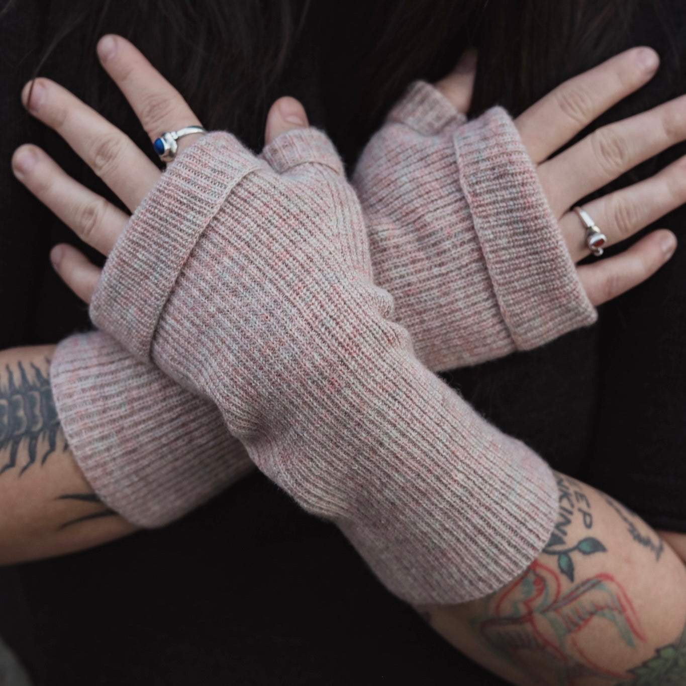 Cashmere Fingerless Gloves