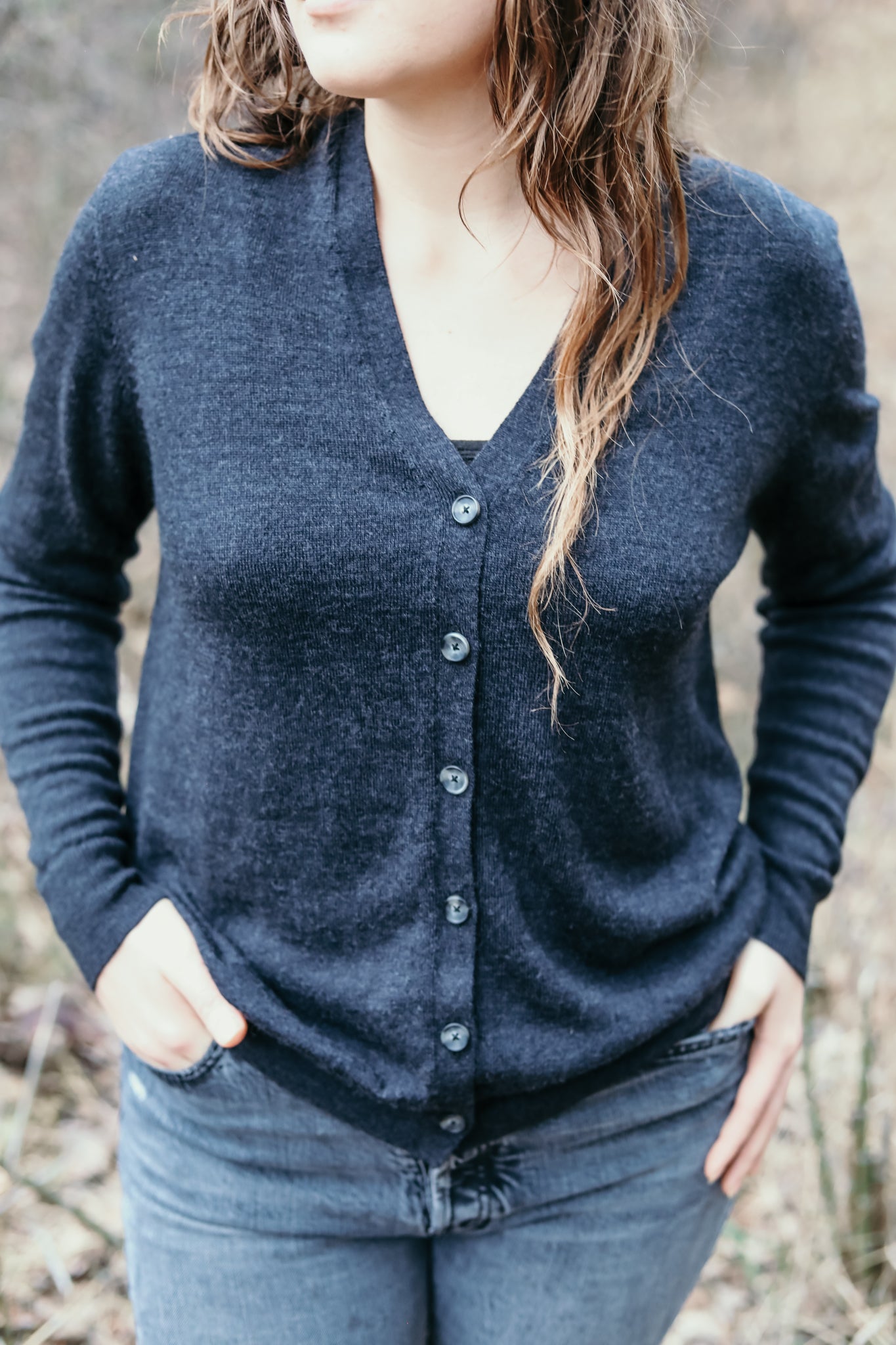 Rheia V-Neck Cardigan