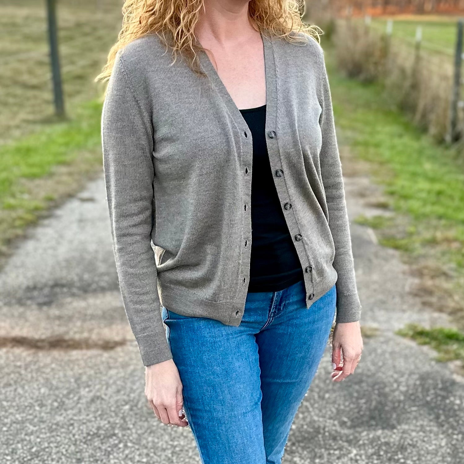 Rheia V-Neck Cardigan