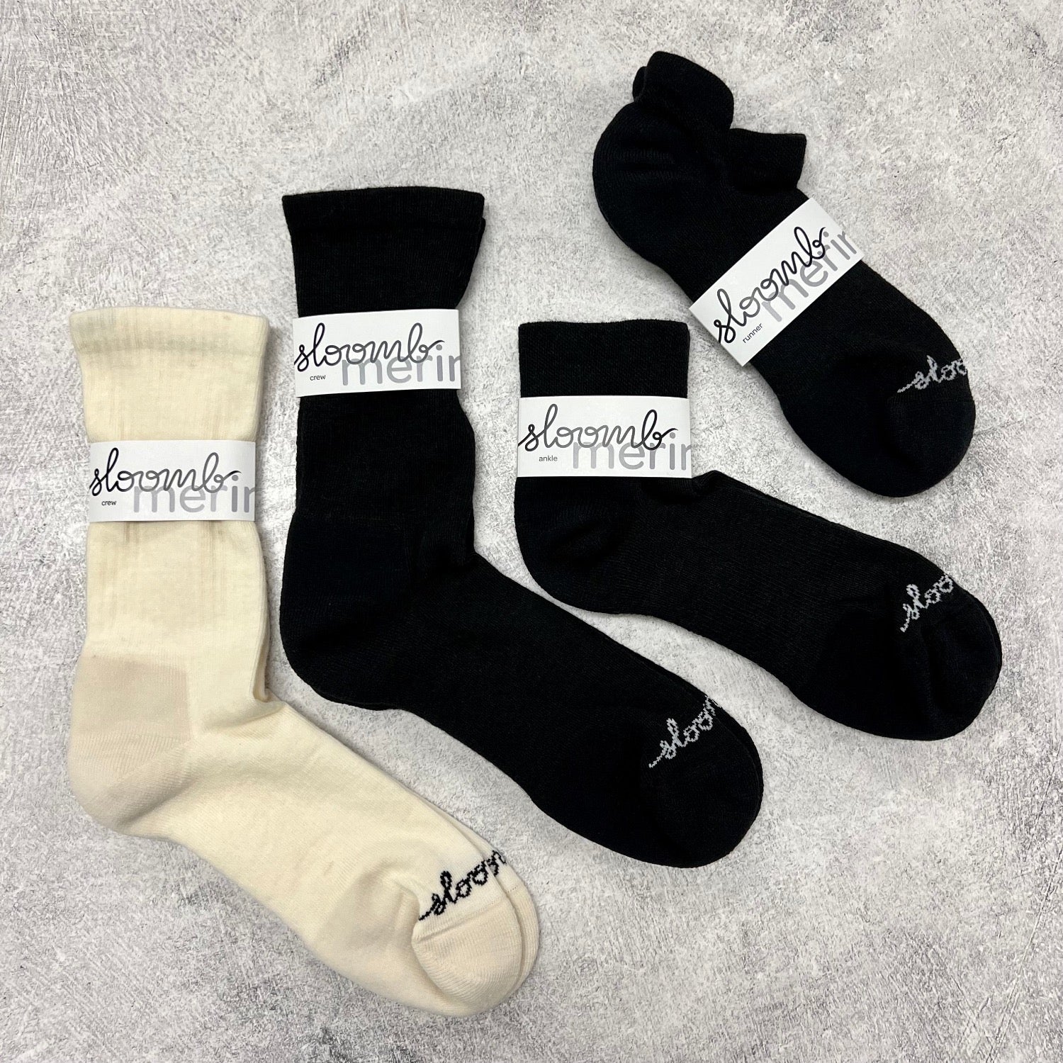 Sloomb Merino Socks - Unisex Crews