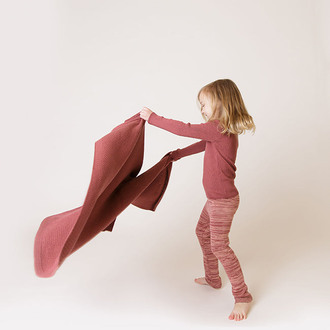 Seed Stitch Merino Blanket