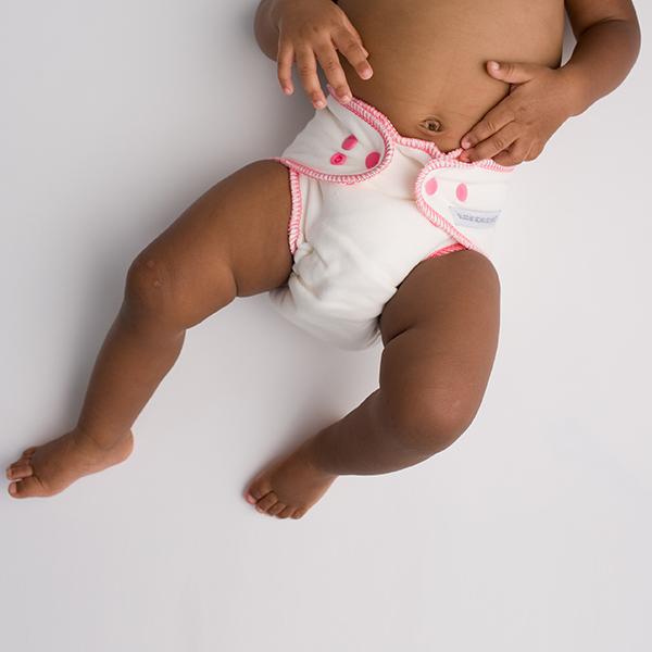 Overnight Bamboo Fleece Fitted Diapers (XS)