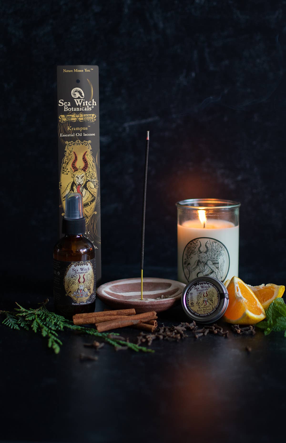 Krampus Solid Perfume - A Dark, Wintery Aroma