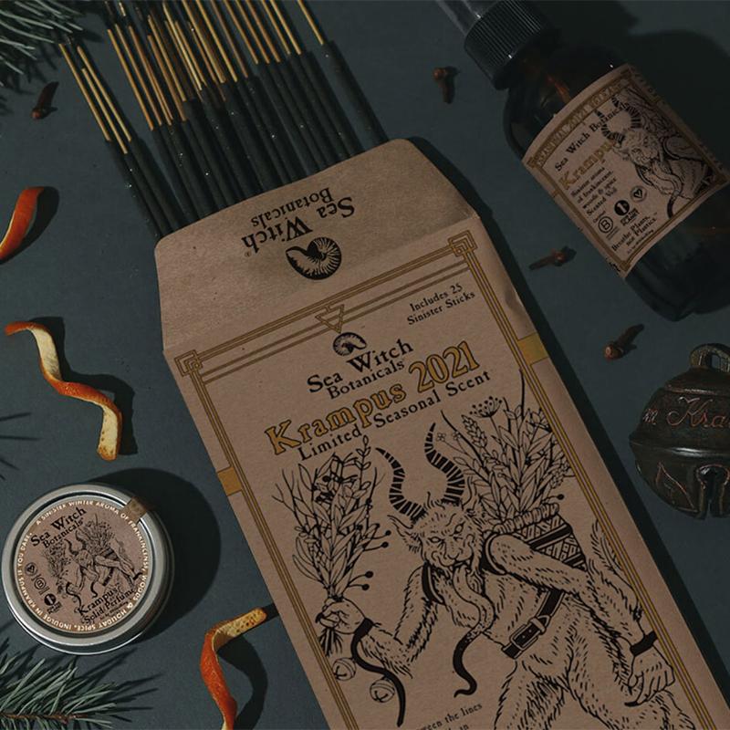 Krampus Solid Perfume - A Dark, Wintery Aroma